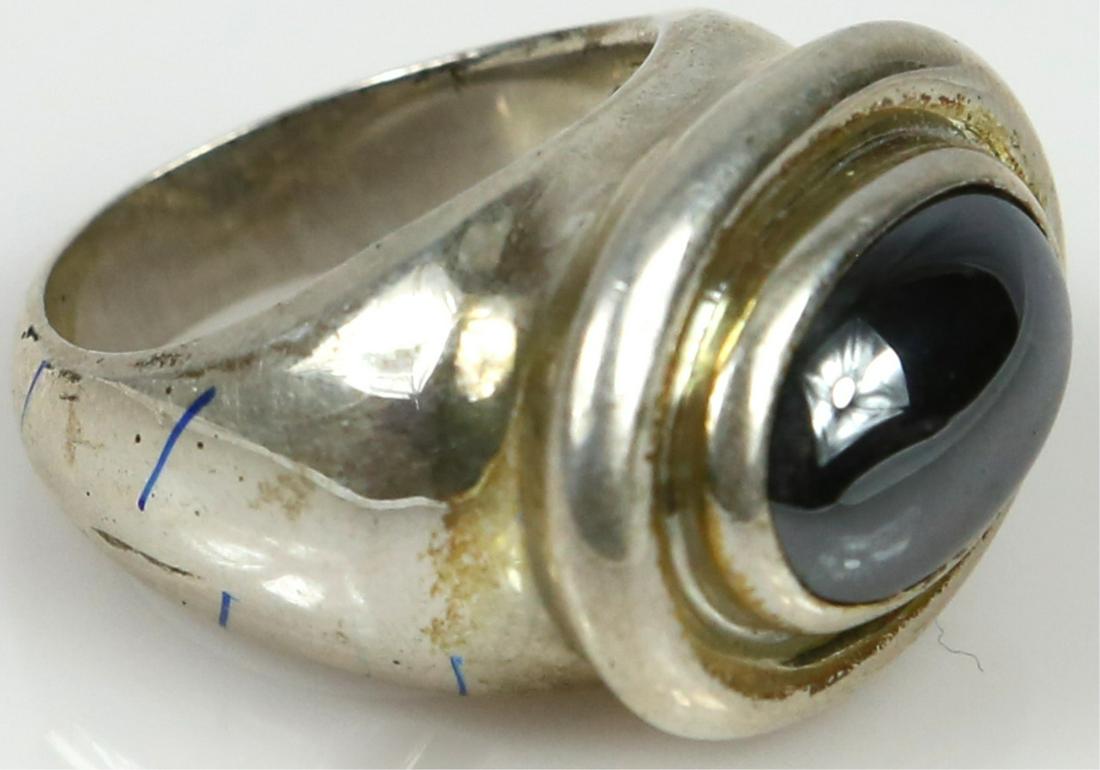 TIFFANY PALOMA PICASSO STERLING HEMATITE RING