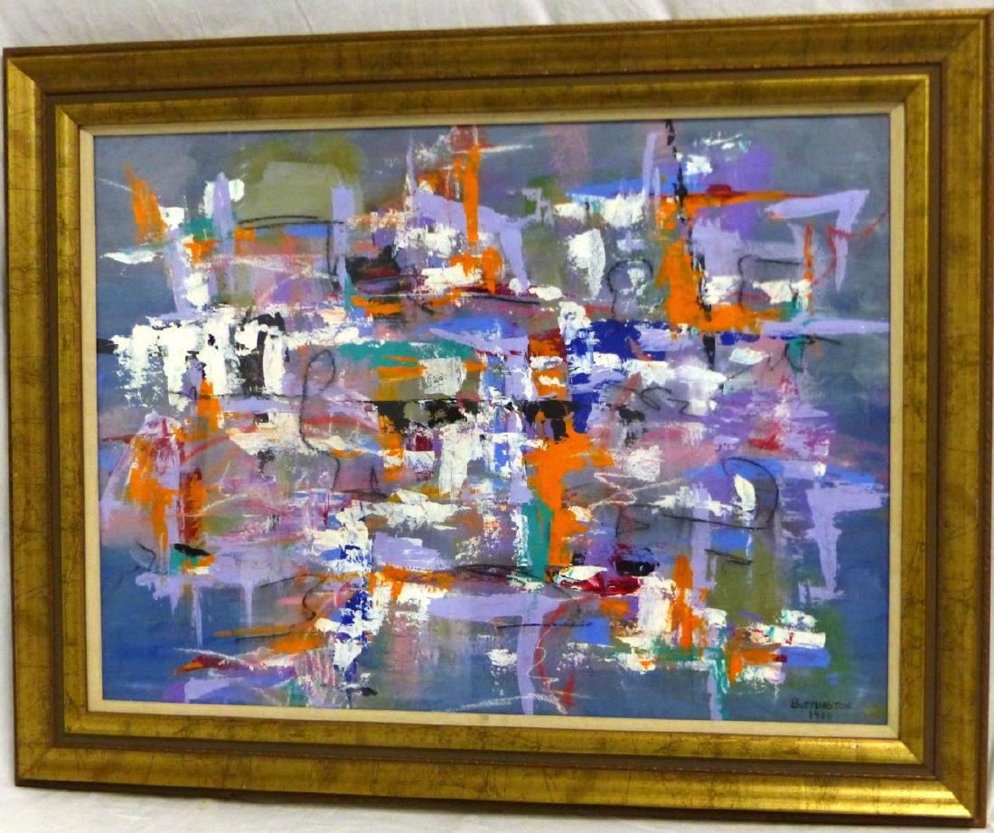 Buffington abstract acrylic painting