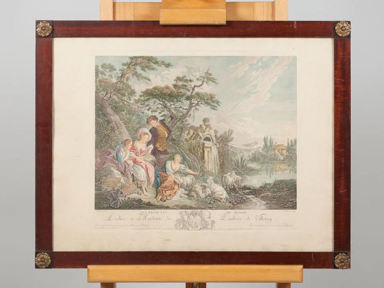 Francois Boucher (1703-1770) Engraving