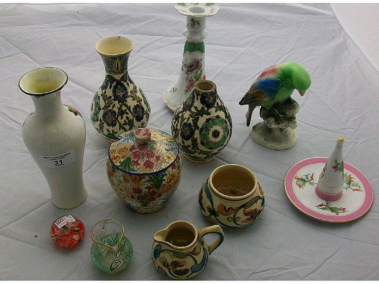 A mixed lot of ceramics including Shelley