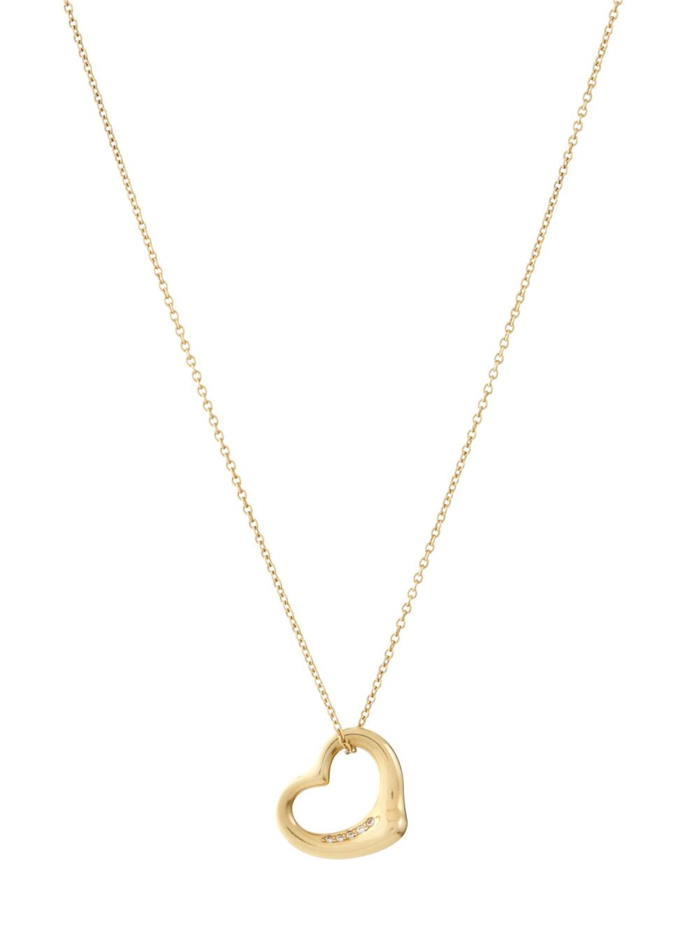 TIFFANY & CO. ELSA PERETTI OPEN HEART PENDANT