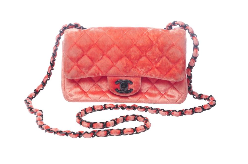 A MINI CLASSIC SINGLE FLAP SHOULDER BAG BY CHANEL