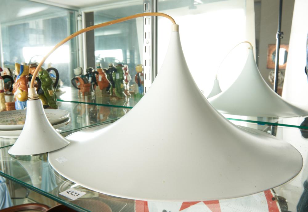 A TARGETTI TRUMPET PENDANT LAMP
