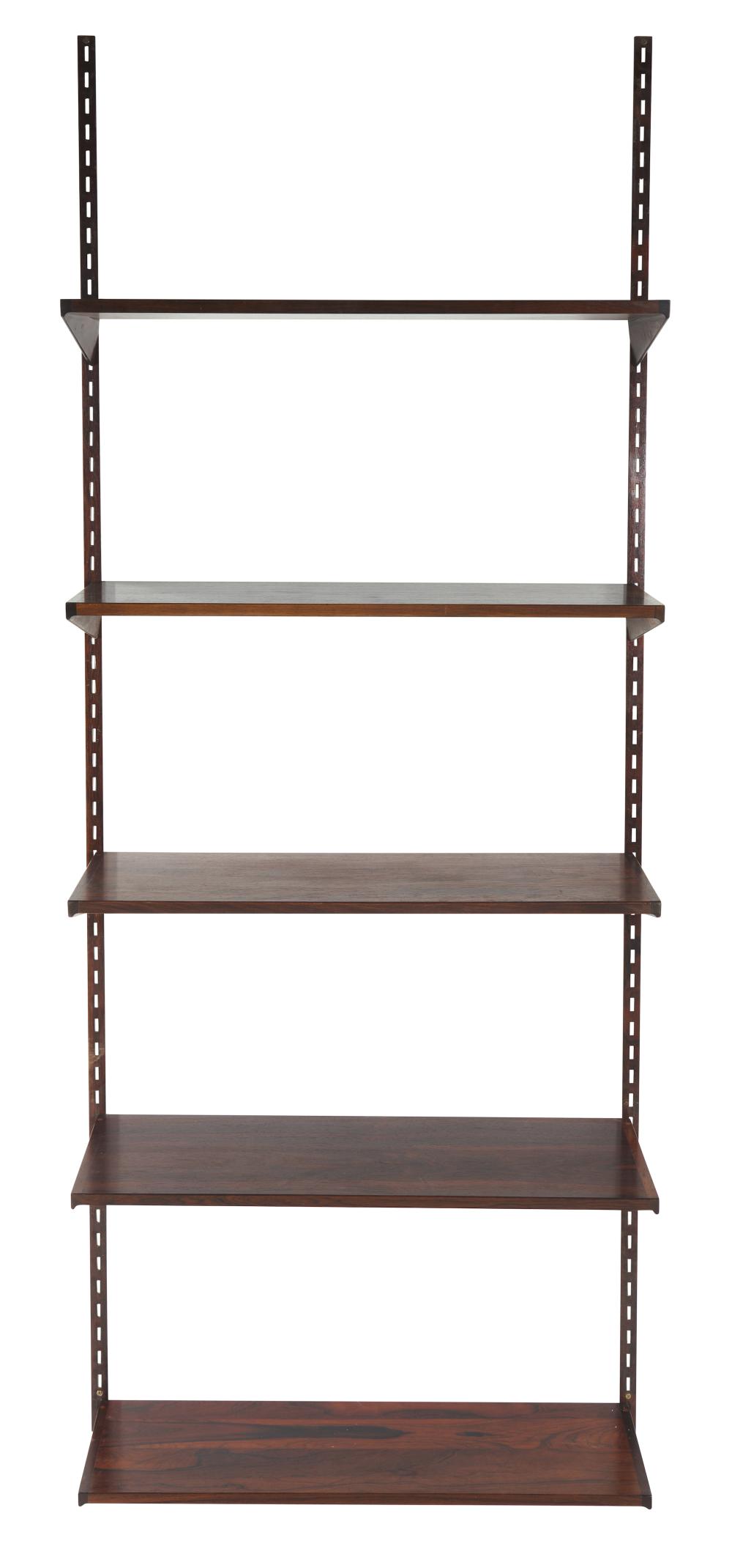DANISH WALL MOUNTED SHELVING UNIT