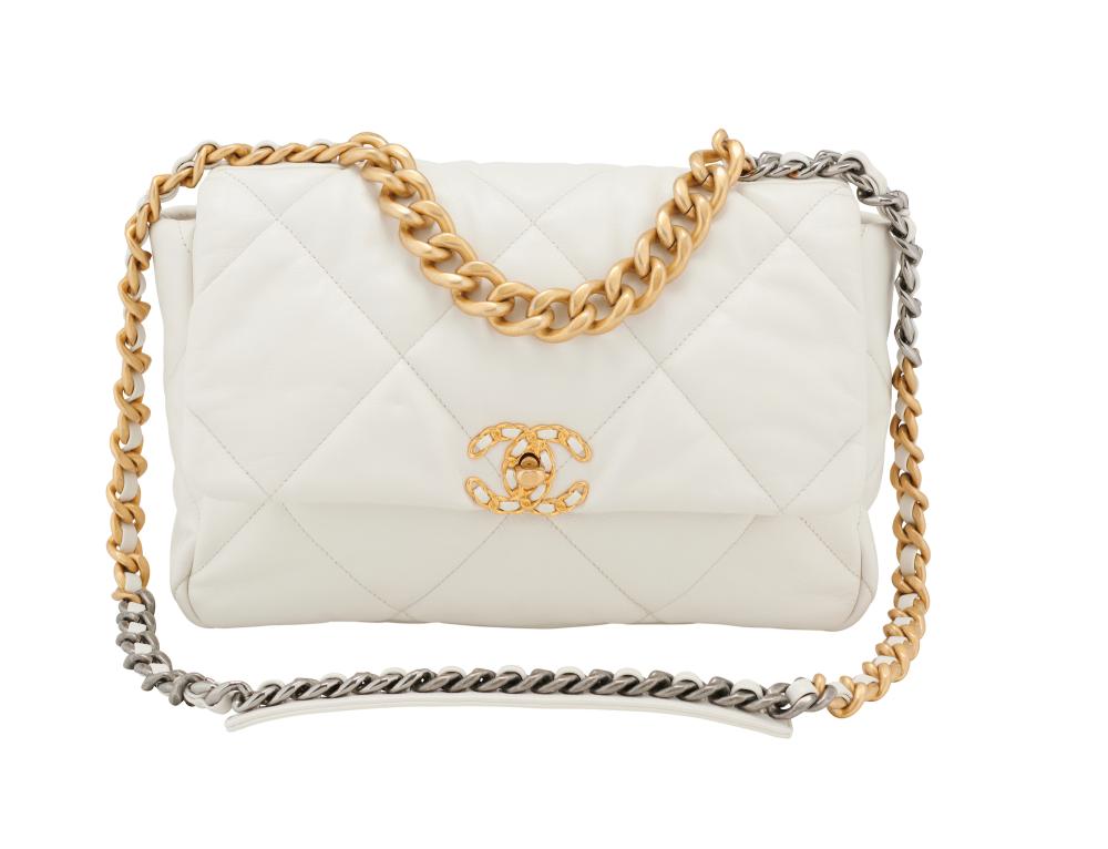 CHANEL, CHANEL-19 LARGE FLAP QUILTED CLASSIC SHOULDER BAG