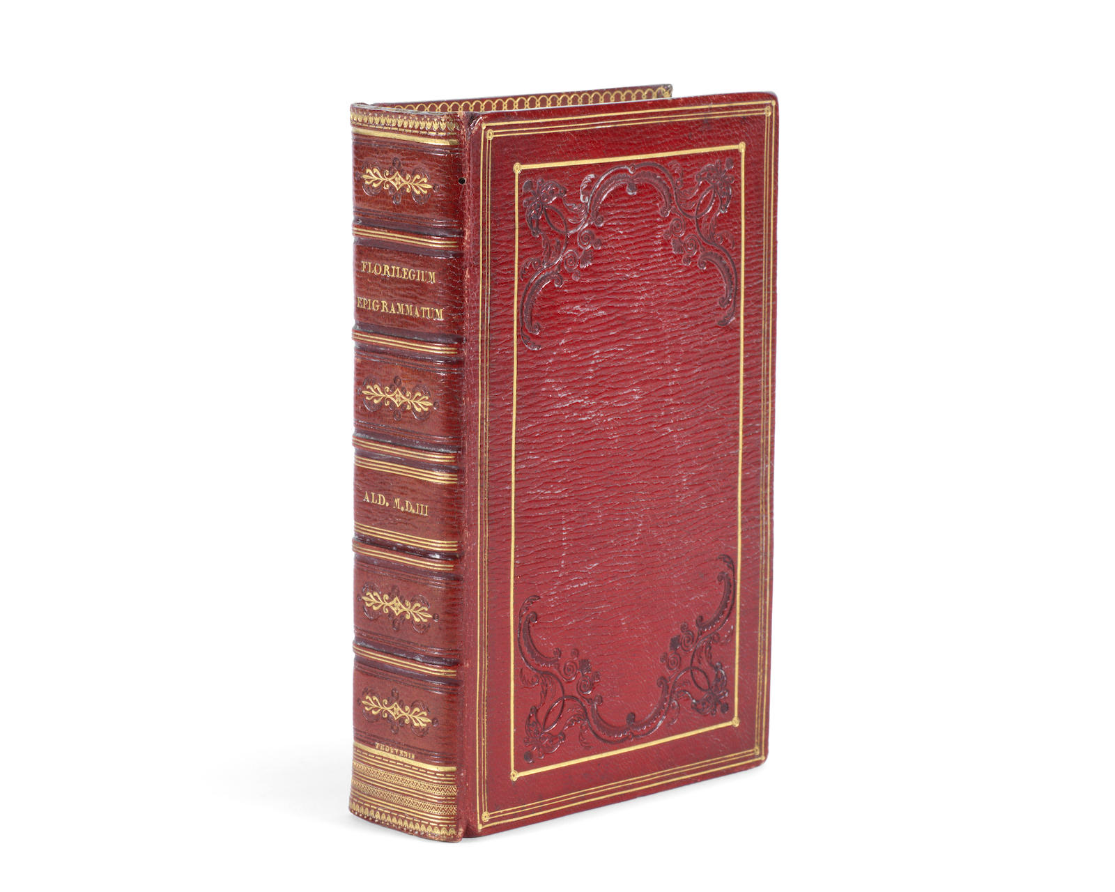 GREEK ANTHOLOGY - ALDINE PRESS Florilegium diversorum epigrammatum in septem libros, Aldus Manutius, November 1503