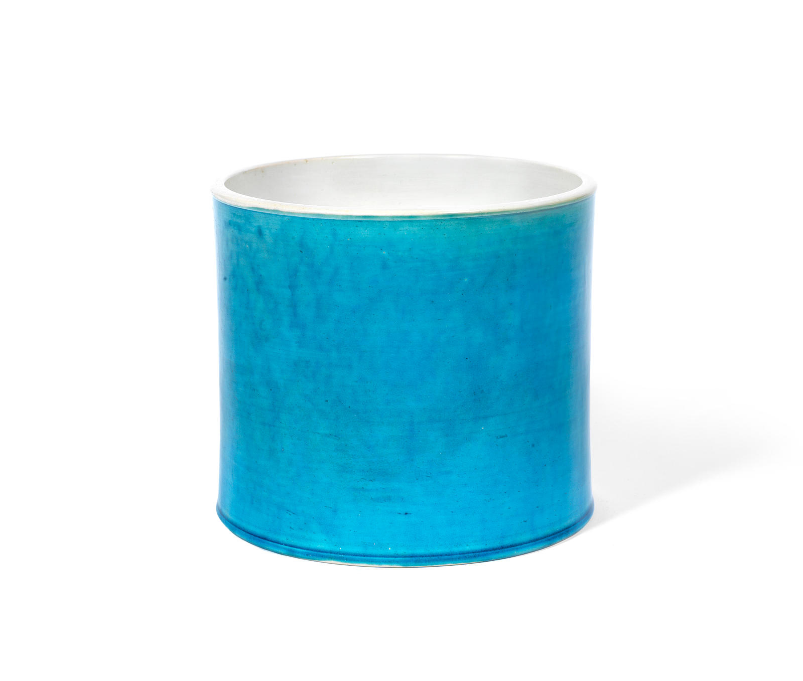A turquoise-glazed brushpot Kangxi