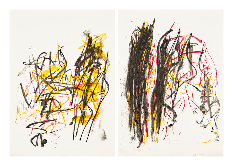 Joan Mitchell (1925-1992); Trees I (Diptych);