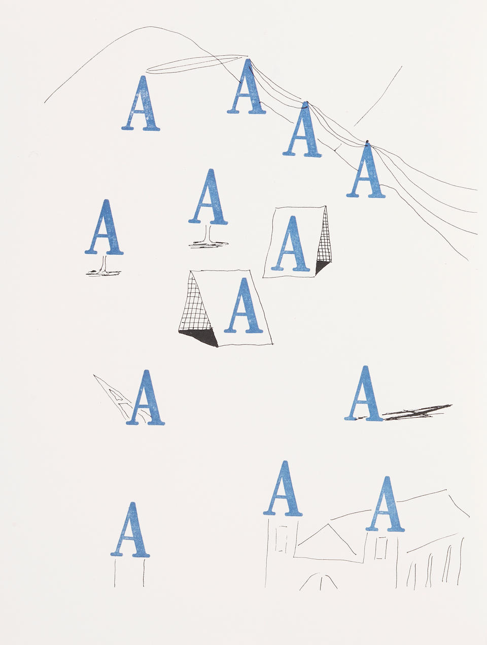 David Hockney (born 1937); Hockney's Alphabet;