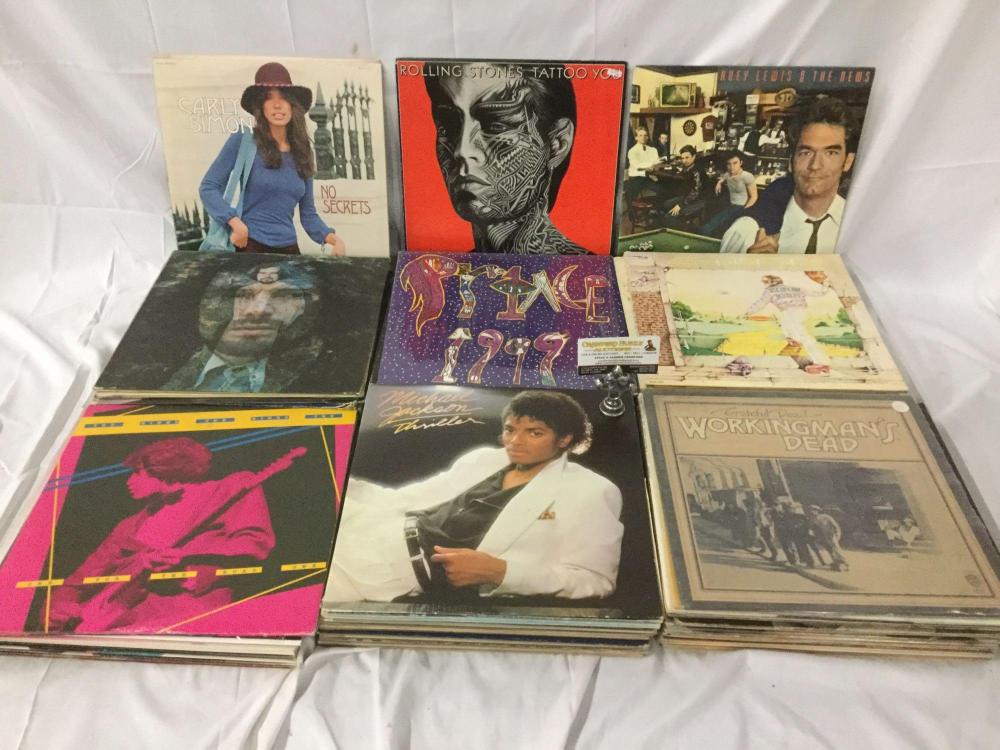 120 + vintage Lp vinyl record albums; rock