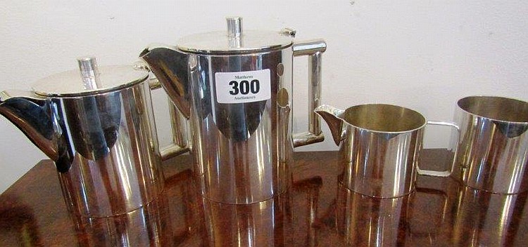 Four Piece High Quality Silver Plated Tea Service Good Condition