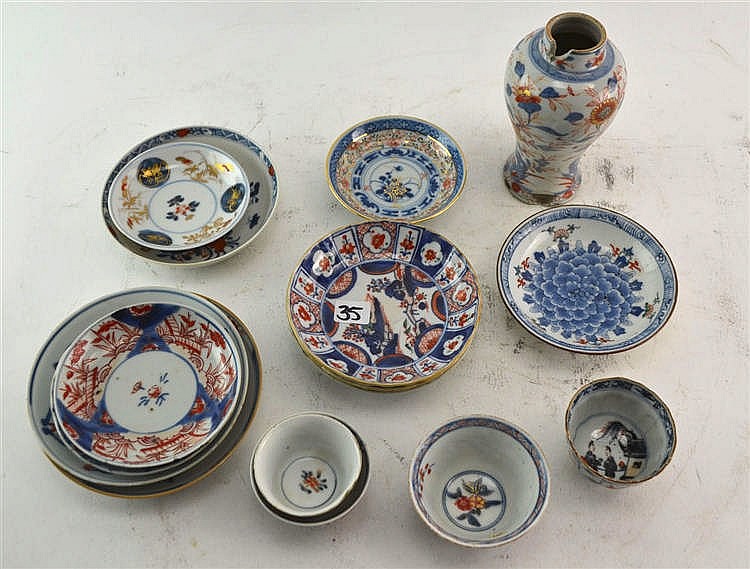 (Asian antiques) Lot porcelain