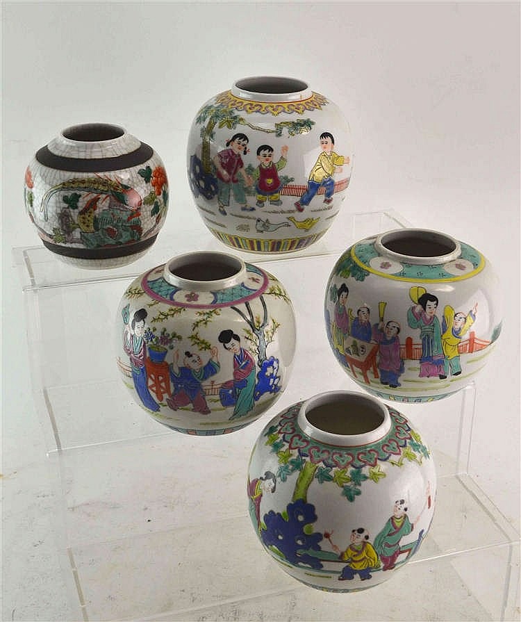 (Asian antiques) Lot porcelain