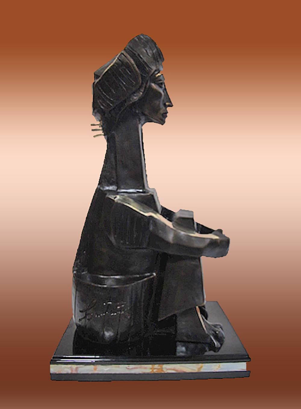 Jacqueline Pablo Picasso Bronze Sculpture