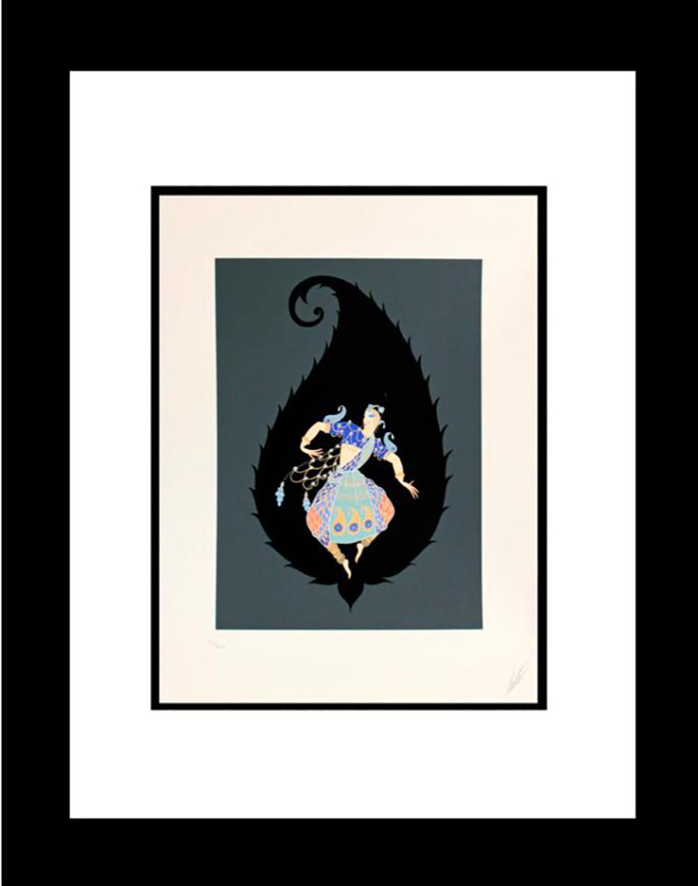 Erte Limited Edition Serigraph Hand Signed Bayadere