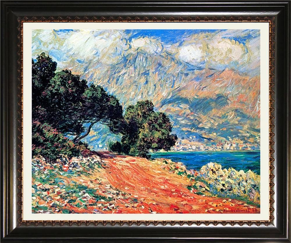 Cap Martin Claude Monet Limited Edition on paper landscape