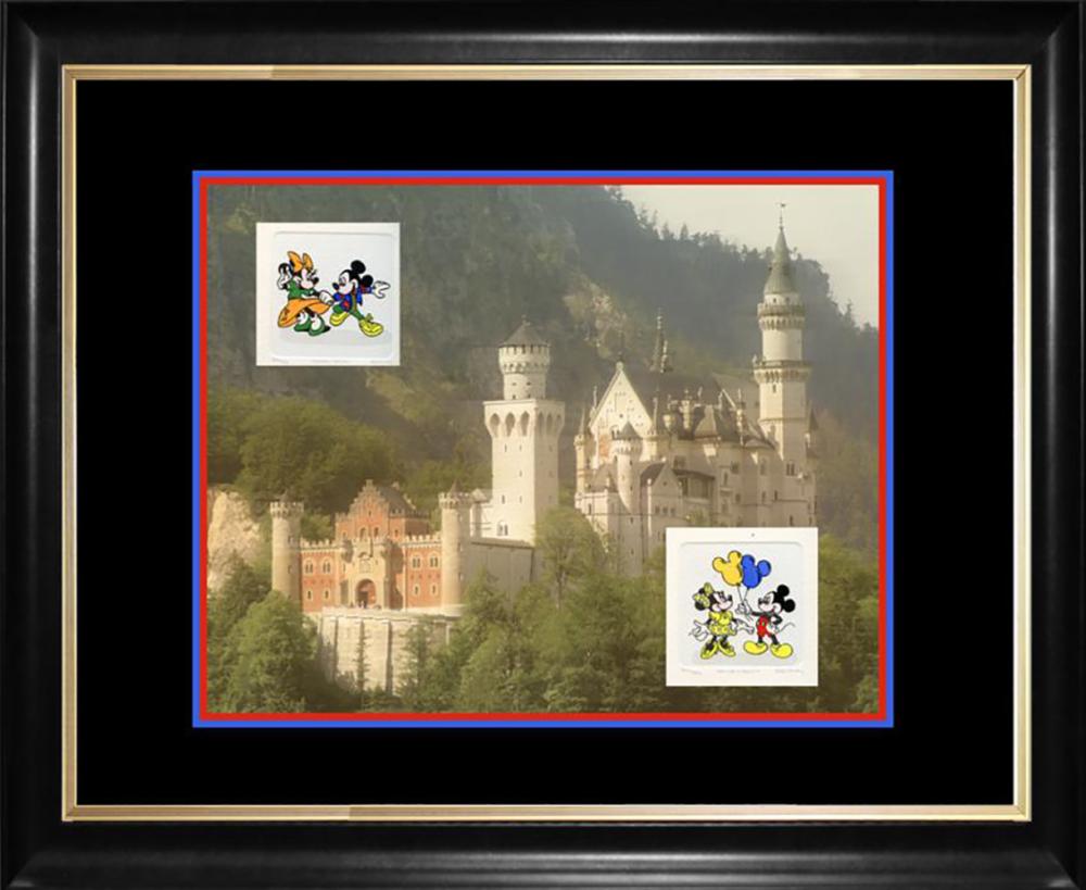 Castle & Mickey Mouse fine art Lithograph Limited Edition...