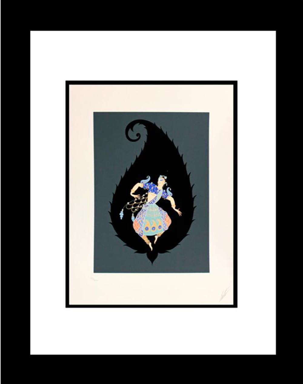 Erte Limited Edition Serigraph Hand Signed Bayadere