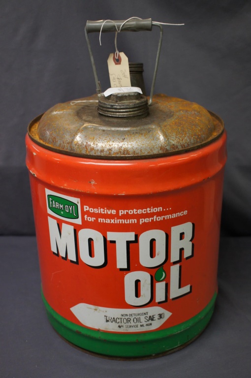Vintage 5 Gallon Farm-oil Motor Oil Can