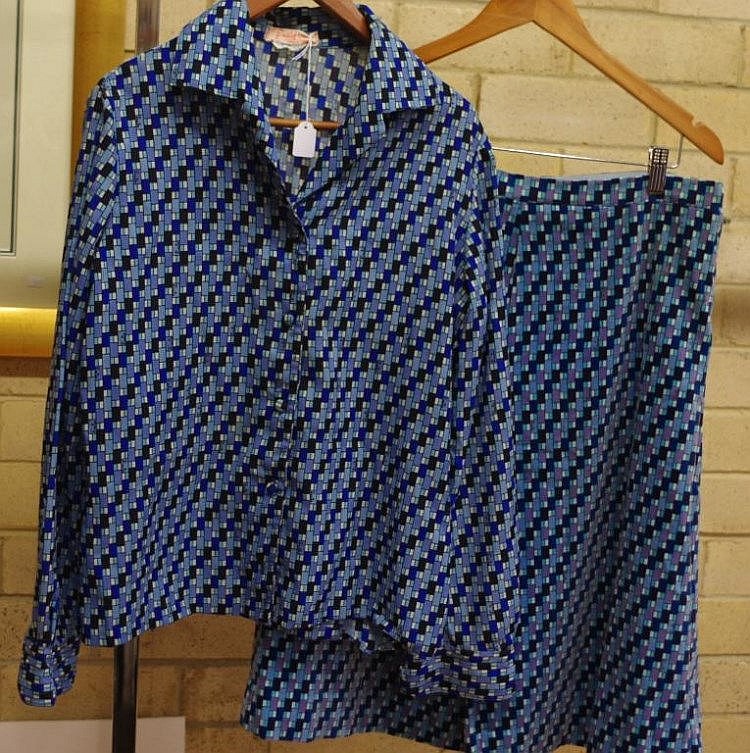 Vintage Emilo Pucci matching skirt & blouse