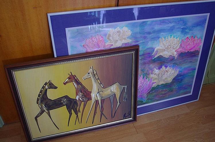 Two various artworks