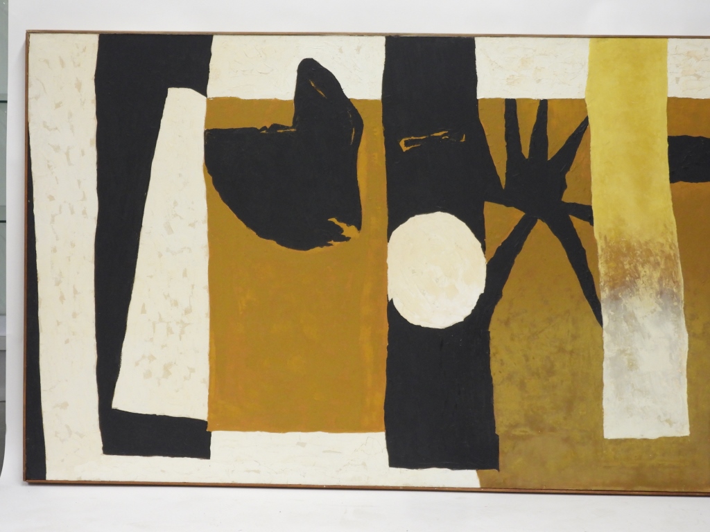 Monumental Modern Abstract Geometric Painting