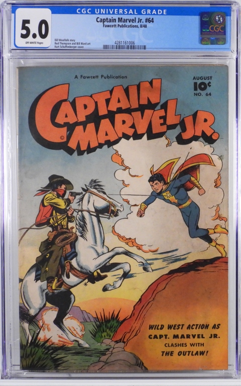 Fawcett Pub. Captain Marvel Jr. #64 CGC 5.0