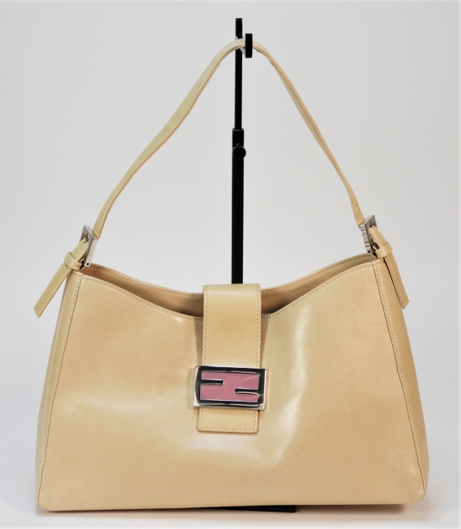 Fendi Nappa Leather Beige Bag