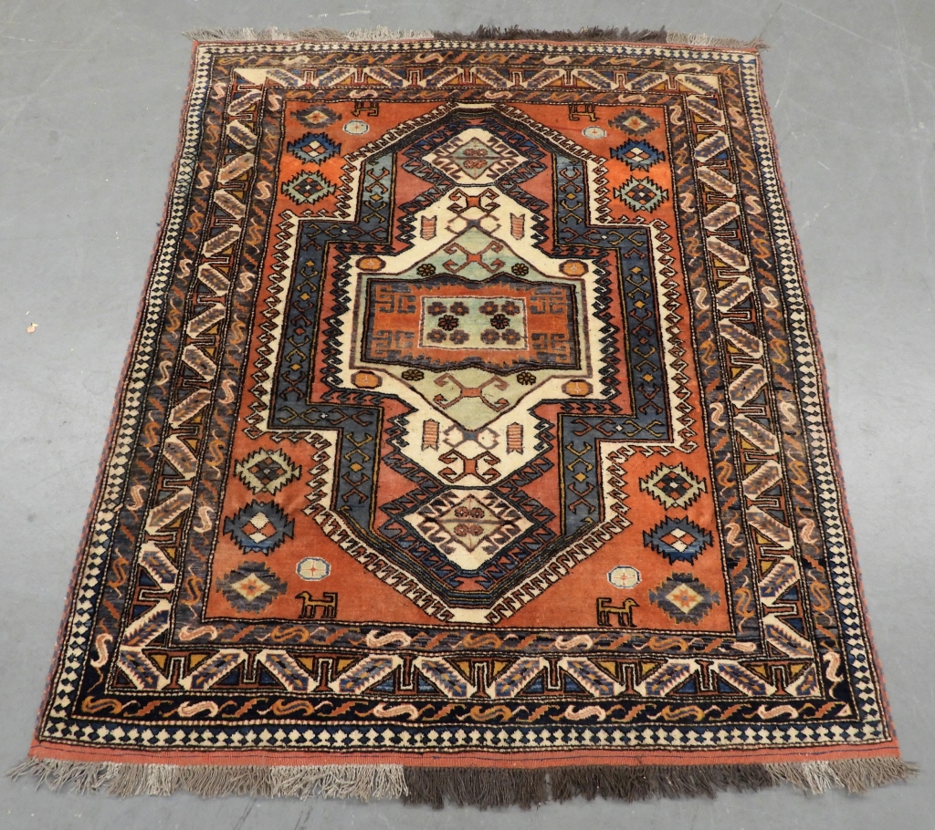 Middle Eastern Pictorial Carpet Rug