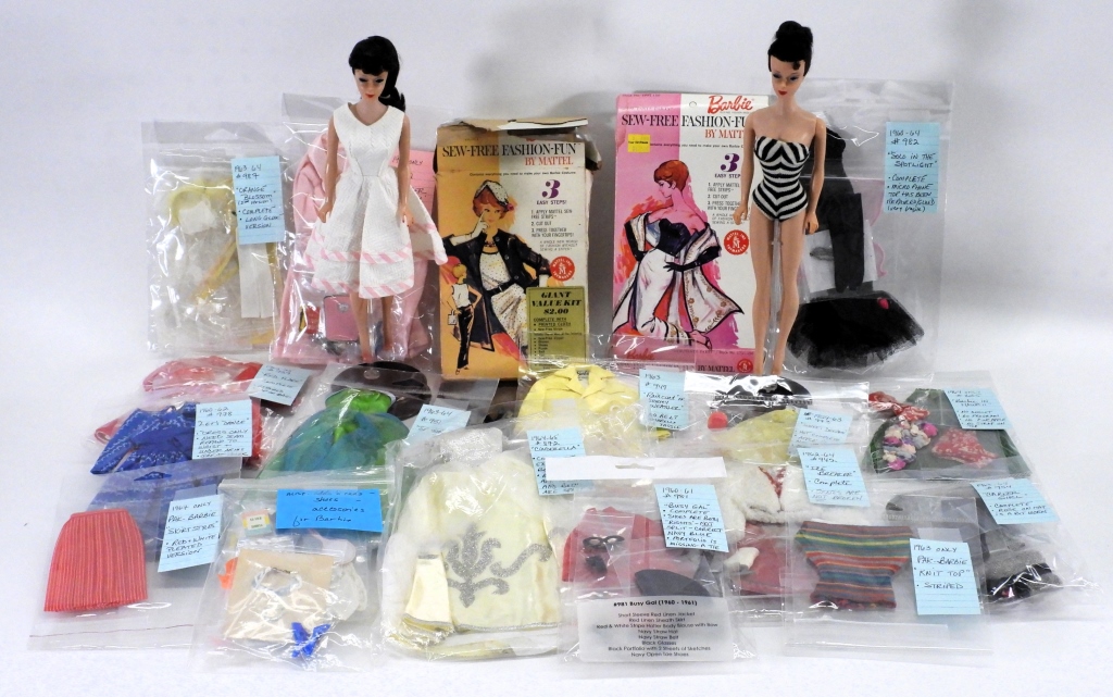 LARGE 1960's Mattel Barbie Clothes Accessory Group