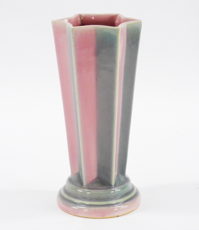 Roseville Pink Futura Art Pottery Vase