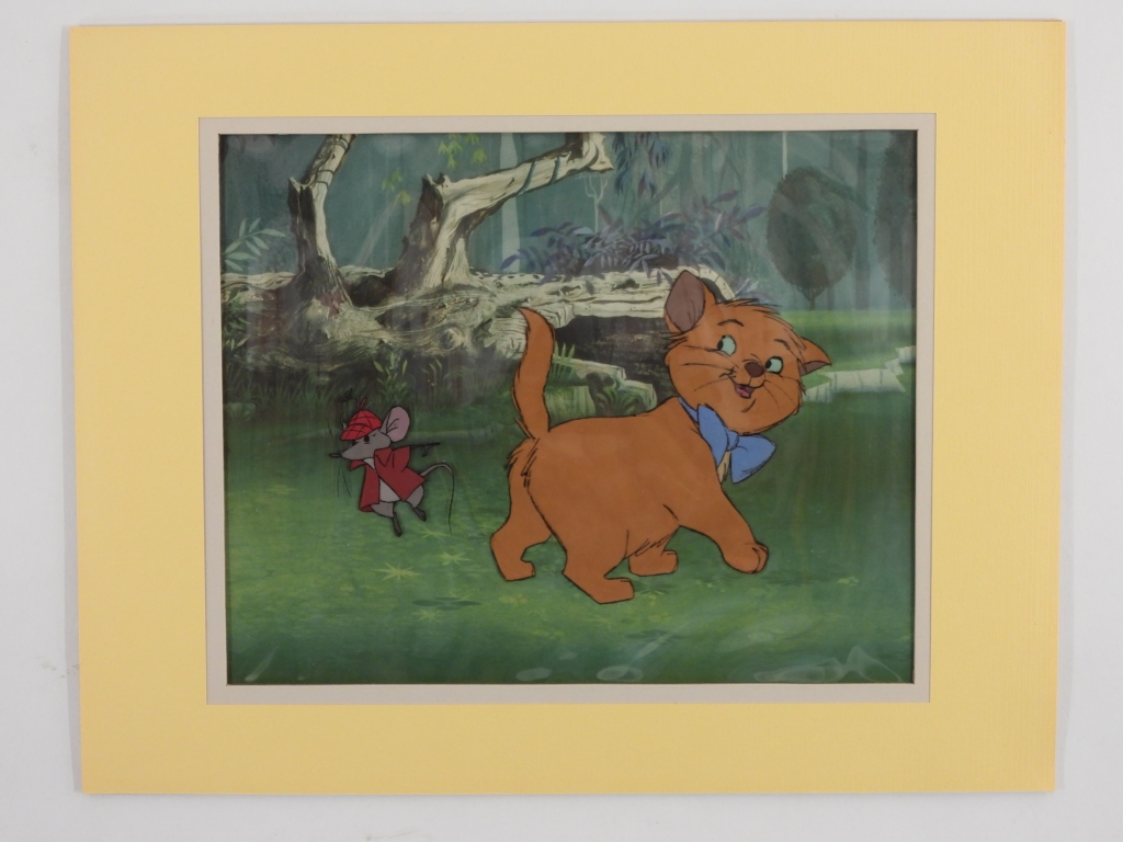 1970 Walt Disney The Aristocats Animation Cel