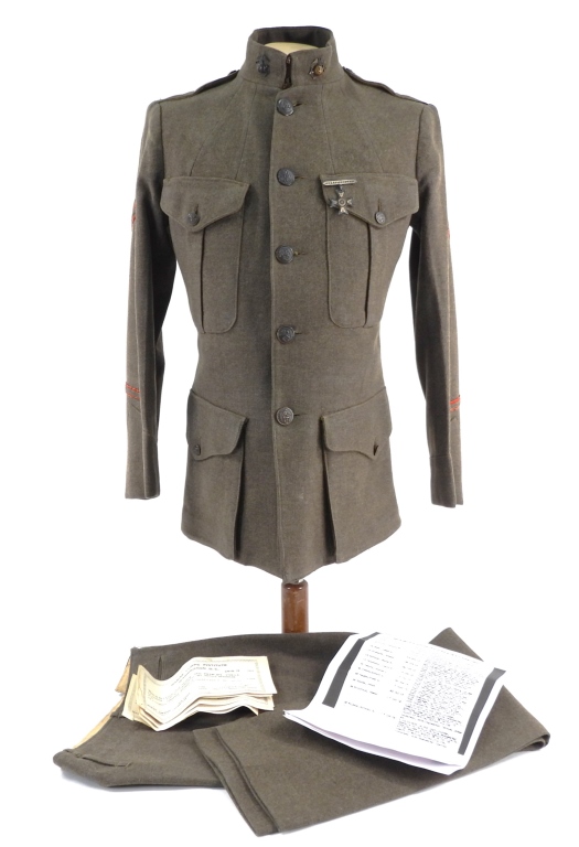 WWI-era USMC Uniform of Cpl. Peter Vorres