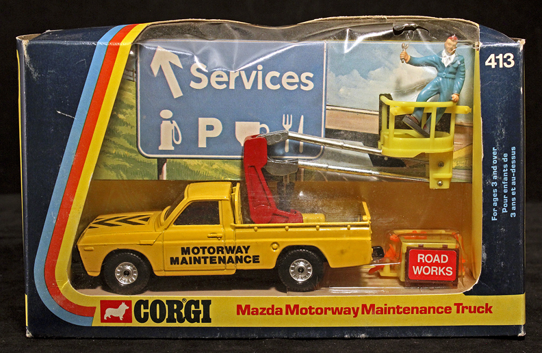 1975 Corgi "Mazda Motorway Maintenance Truck #413 in Box