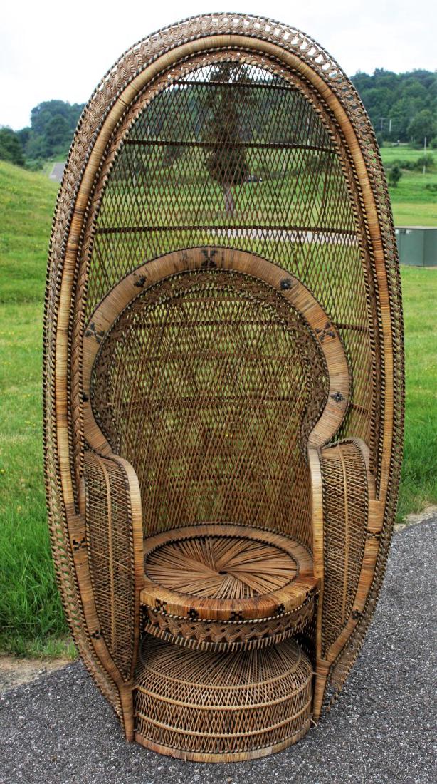 Rattan Wicker Cabana Chair