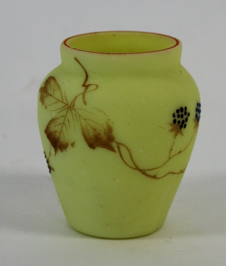 Mt Washington Burmese Glass Toothpick