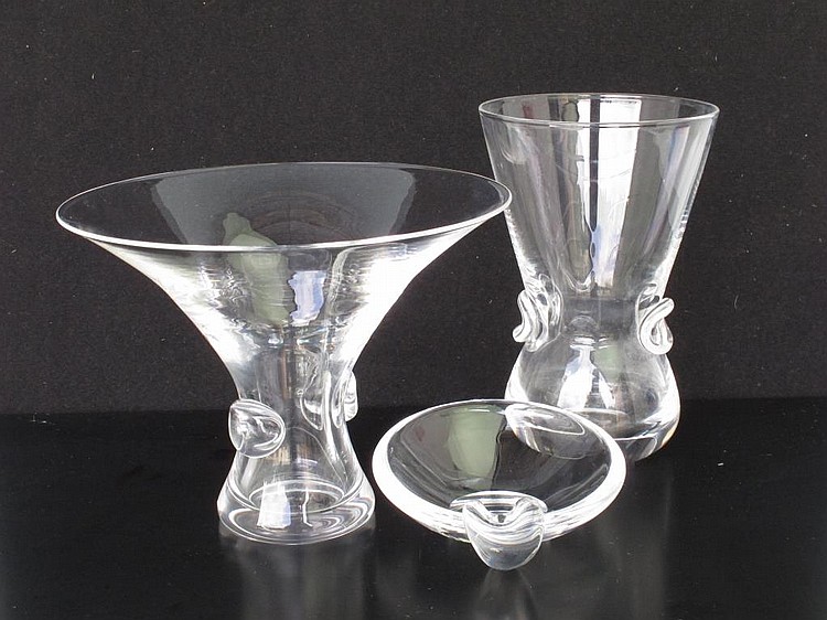 3 Pieces of Steuben Crystal