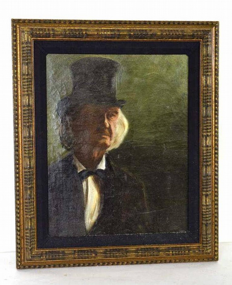 Oil on Canvas Portrait Painting