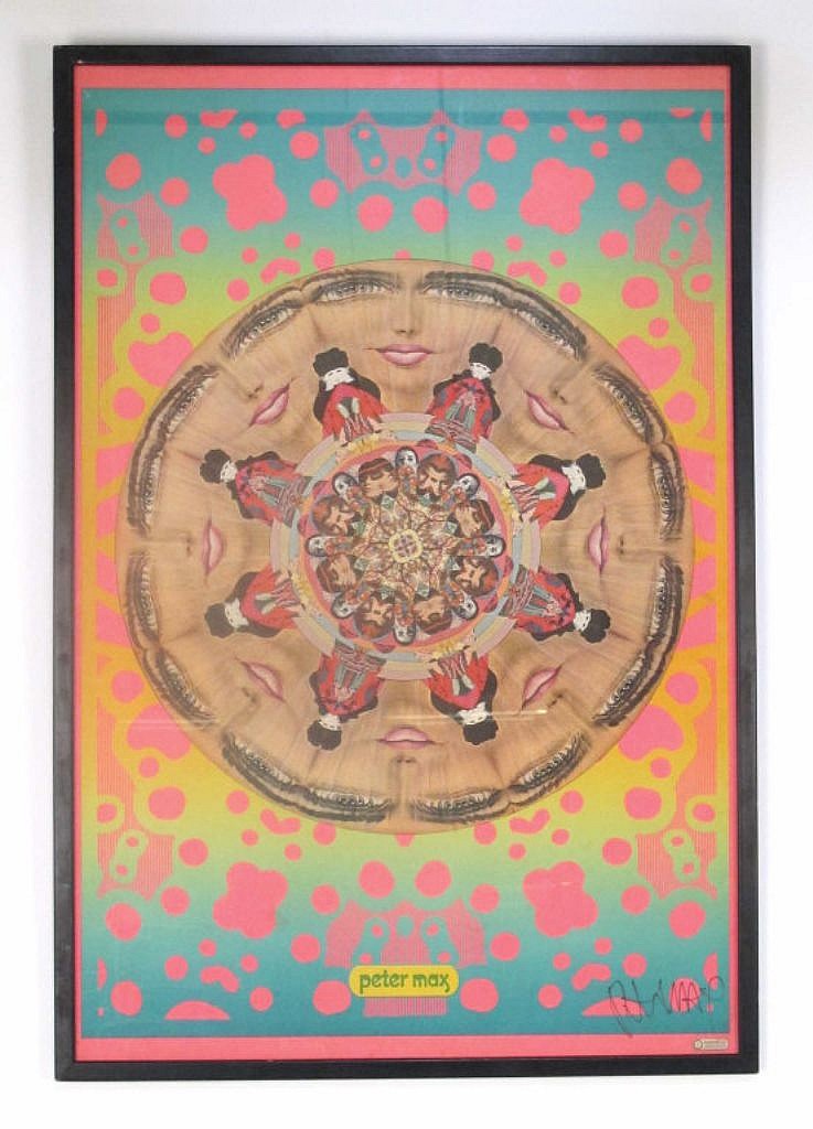 Signed Peter Max Poster