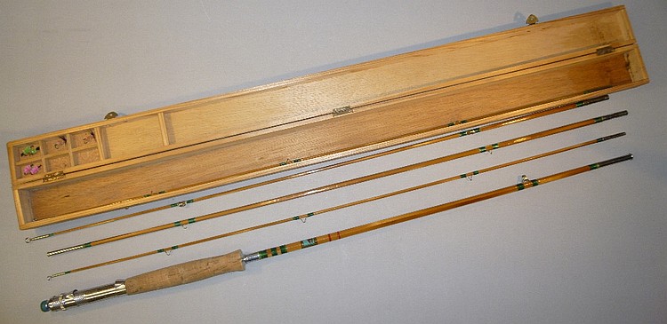 JAPANESE 'CHAMPION' SPLIT CANE FLY ROD