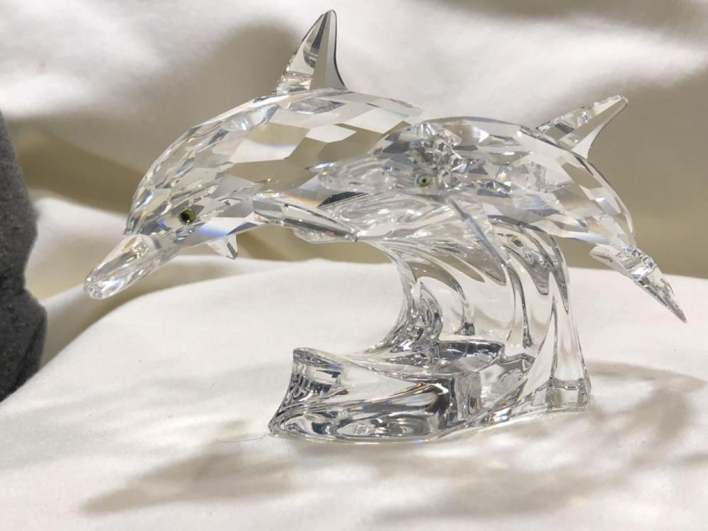 Swarovski Crystal Delphine Dolphins #153850