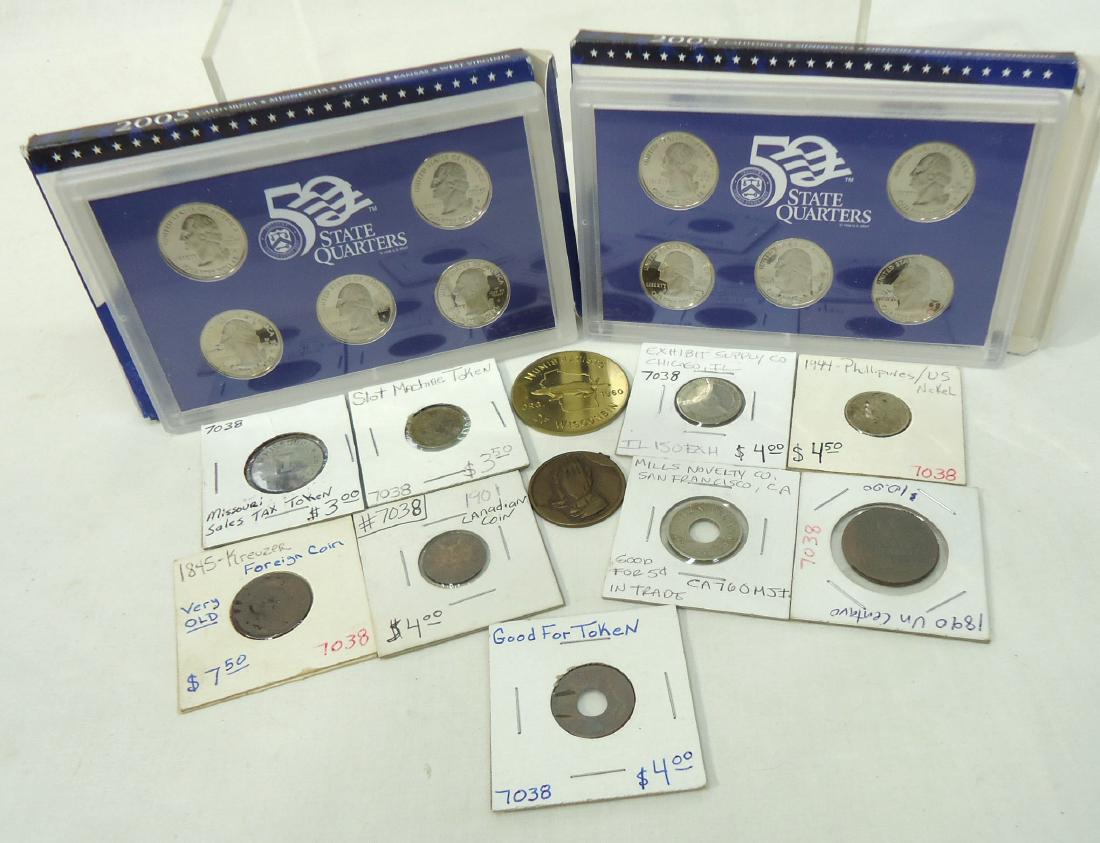 Lot of Coins & Tokens