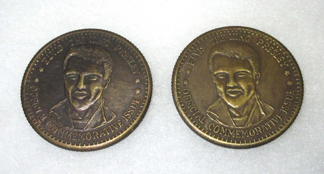 2 Elvis Commemorative Tokens