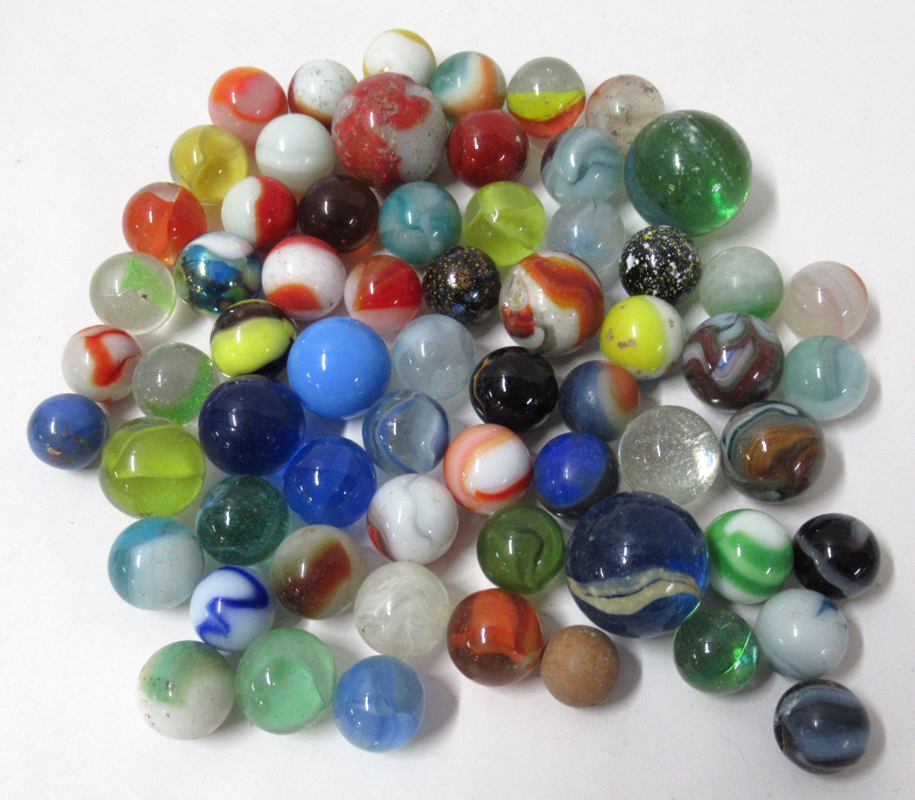 50+ Colorful Marbles