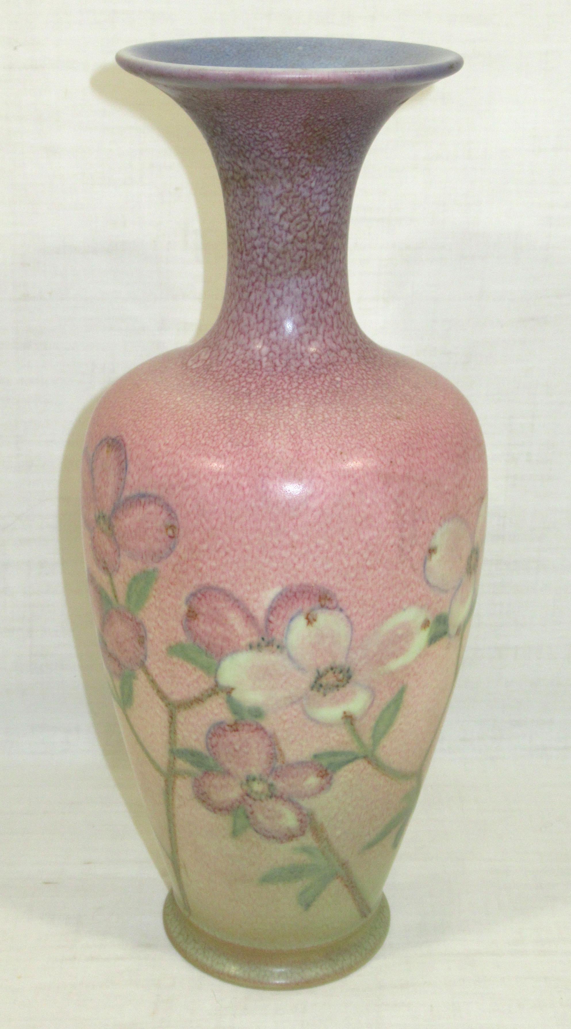 1940 Rookwood Vase Kataro Shirayamadani