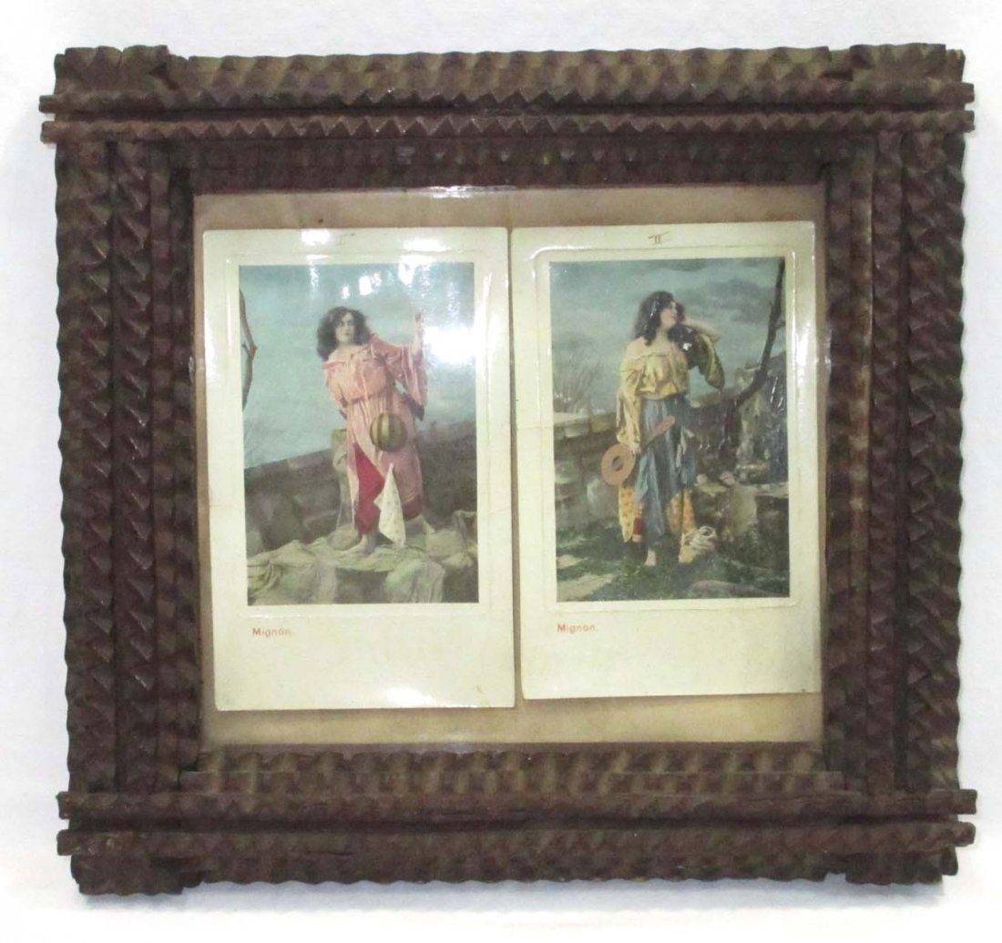 Tramp Art Picture Frame