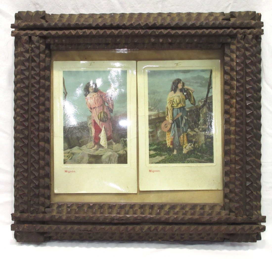 Tramp Art Picture Frame