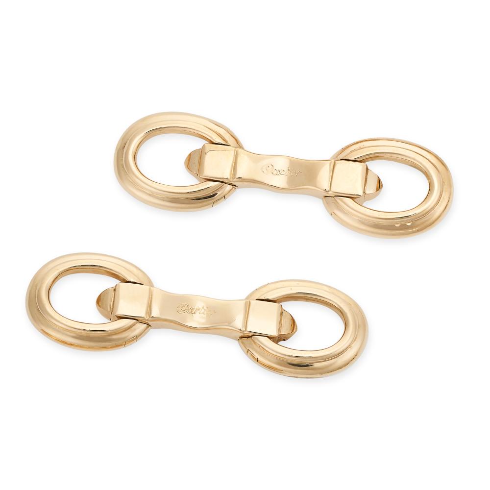 CARTIER, A PAIR OF CUFFLINKS