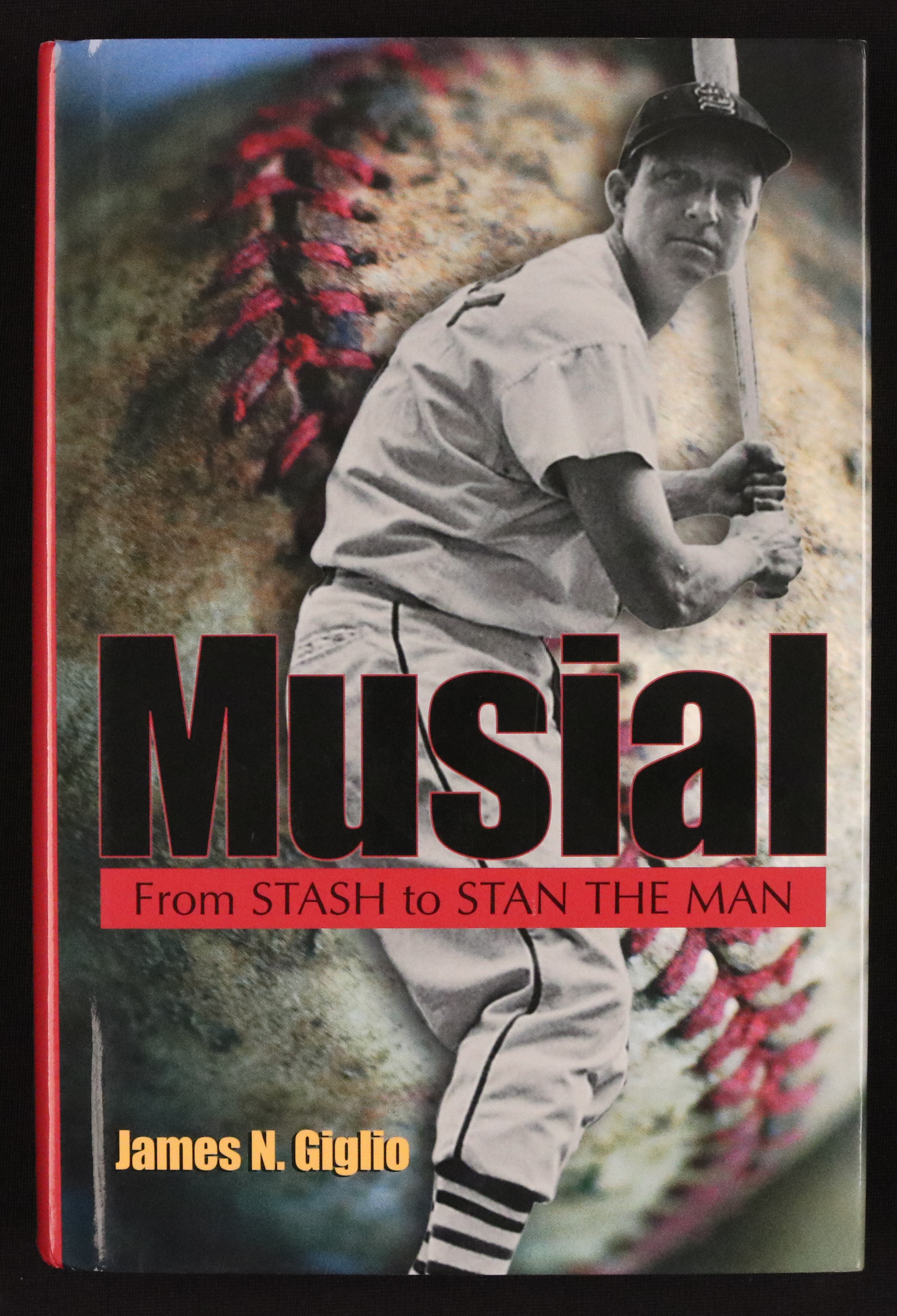 Stan Musial Signed "From Stash to Stan The Man" Hardcover Book