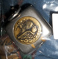 VICTORIAN SOVERIGN CASE With INLAID CHERUB